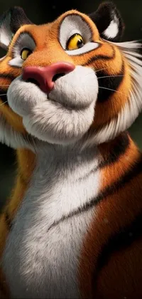Head Eye Siberian Tiger Live Wallpaper