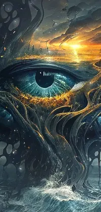 Head Eye Water Live Wallpaper