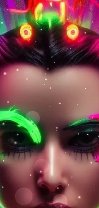 Head Eyebrow Eye Live Wallpaper