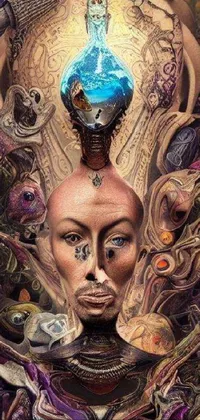 Head Eyelash Art Live Wallpaper