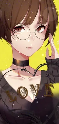 Head Glasses Hairstyle Live Wallpaper