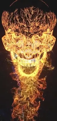 Head Jaw Flame Live Wallpaper