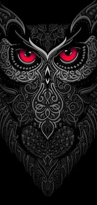 Head Owl Font Live Wallpaper