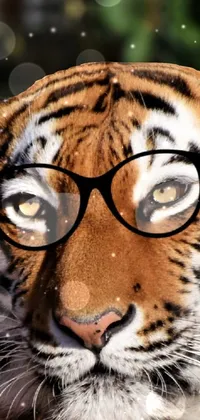 Head Photograph Siberian Tiger Live Wallpaper