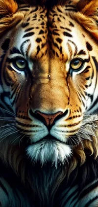 Head Photograph Siberian Tiger Live Wallpaper