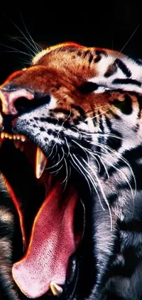 Head Roar Bengal Tiger Live Wallpaper