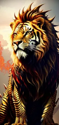 lion and tiger wallpaper