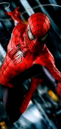 Head Spider-man Cartoon Live Wallpaper