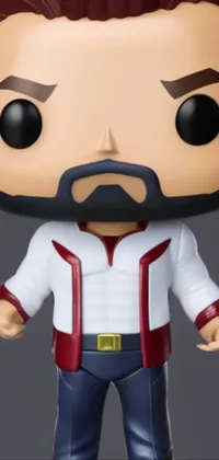 Featuring a detailed close up of a beard wearing figurine, this live wallpaper is inspired by the popular Funko Pop collectibles