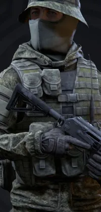 Helmet Military Uniform Outerwear Live Wallpaper