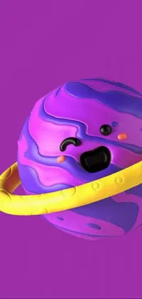 Helmet Purple Headgear Live Wallpaper