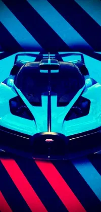 Hood Automotive Lighting Blue Live Wallpaper