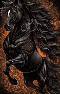 Horse Art Liver Live Wallpaper