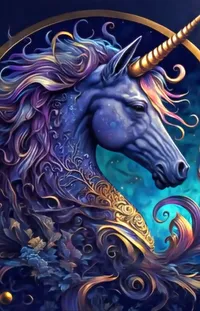 Horse Blue Azure Live Wallpaper