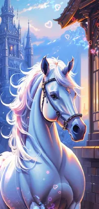 Horse Blue Sky Live Wallpaper