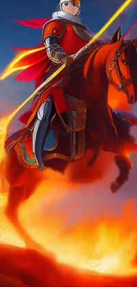 Fire Knight Live Wallpaper