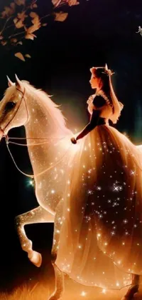 Horse Happy Flash Photography Live Wallpaper