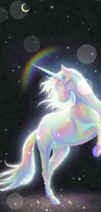 Horse Light Art Live Wallpaper