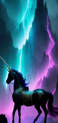 Horse Light Sky Live Wallpaper