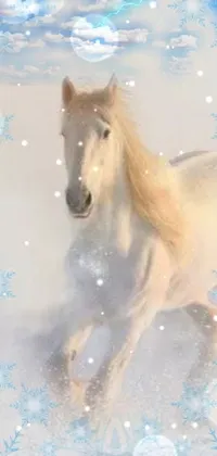 Horse Liquid Fluid Live Wallpaper