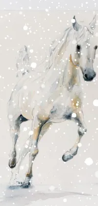 Horse Liquid Working Animal Live Wallpaper