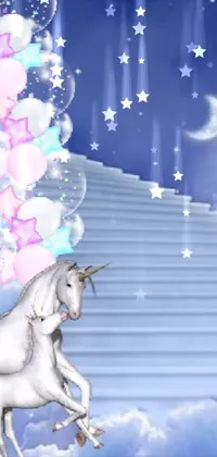 Horse Mythical Creature Light Live Wallpaper