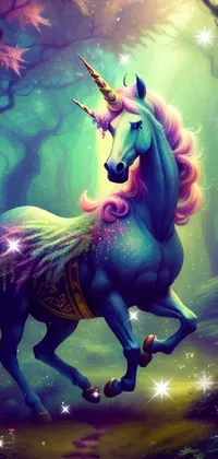 Horse Mythical Creature Unicorn Live Wallpaper