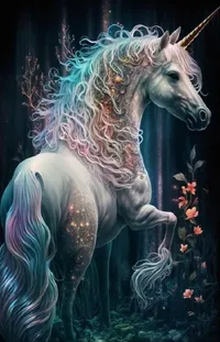 Horse Organism Art Live Wallpaper
