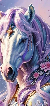 Horse Organism Painting Live Wallpaper