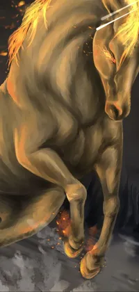 Horse Painting Art Live Wallpaper