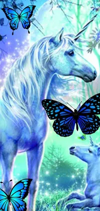 Horse Pollinator Mythical Creature Live Wallpaper