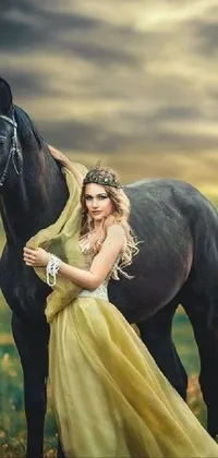 Horse Vertebrate Dress Live Wallpaper