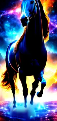Horse Vertebrate Light Live Wallpaper