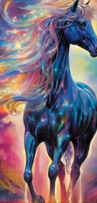 Horse Vertebrate Paint Live Wallpaper