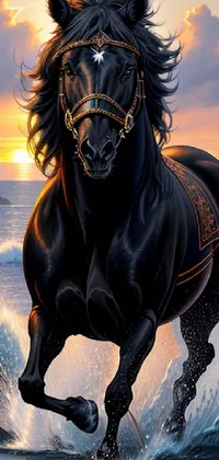 Black horse HD wallpapers