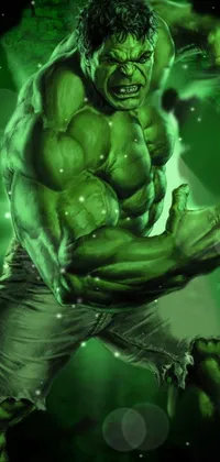 Hulk Cartoon Art Live Wallpaper