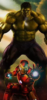 Hulk Cartoon Bodybuilding Live Wallpaper