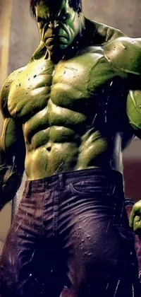 Hulk Chest Sculpture Live Wallpaper