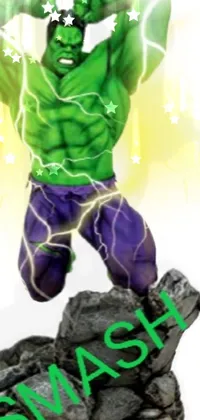 Hulk Green Cartoon Live Wallpaper