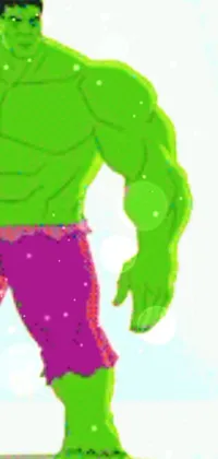 Hulk Green Sleeve Live Wallpaper