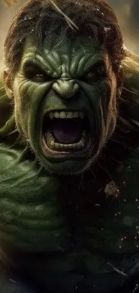 Hulk Mouth Jaw Live Wallpaper