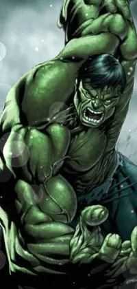 Hulk Muscle Cartoon Live Wallpaper