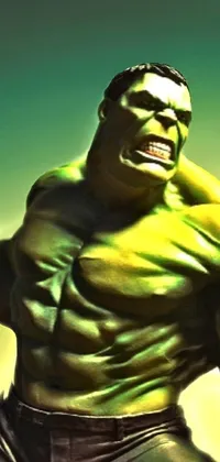 Hulk Muscle Gesture Live Wallpaper