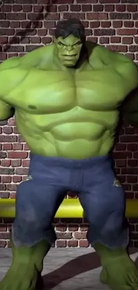 Hulk Muscle Green Live Wallpaper