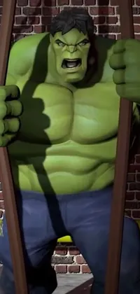 Hulk Muscle Mouth Live Wallpaper