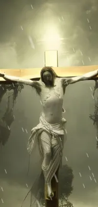 Human Body Crucifix Cross Live Wallpaper