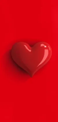 Human Body Magenta Heart Live Wallpaper