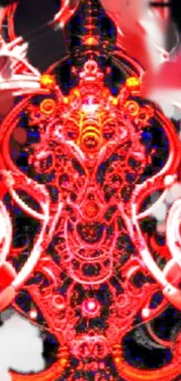 Human Body Organism Red Live Wallpaper