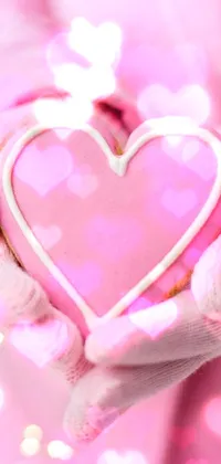 Pink Heart  Live Wallpaper