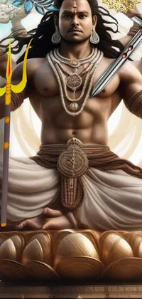 Human Body Temple Chest Live Wallpaper